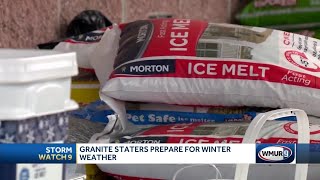 Granite Staters prepare for winter weather