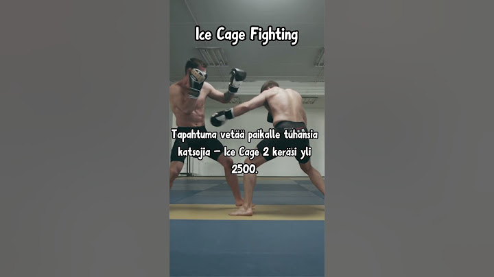 Ice Cage Fighting – 10 faktaa Suomen kovimmasta kamppailutapahtumasta