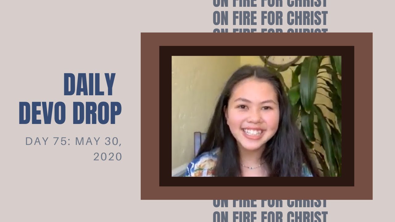 Daily Devo Drop 5/30: God Wants Your Attention! - Ruby Estolas - YouTube