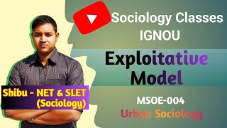 Exploitative Model Models Of Urban Growth Ignou Msoe 004