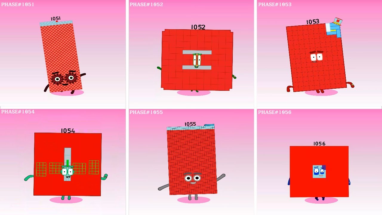 New Sprunki OC : Numberblocks 1051 To 1056 | Compilation Incredibox 