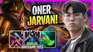 ONER IS A BEAST WITH JARVAN! - T1 Oner Plays Jarvan JUNGLE vs Vi! | Bootcamp 2023