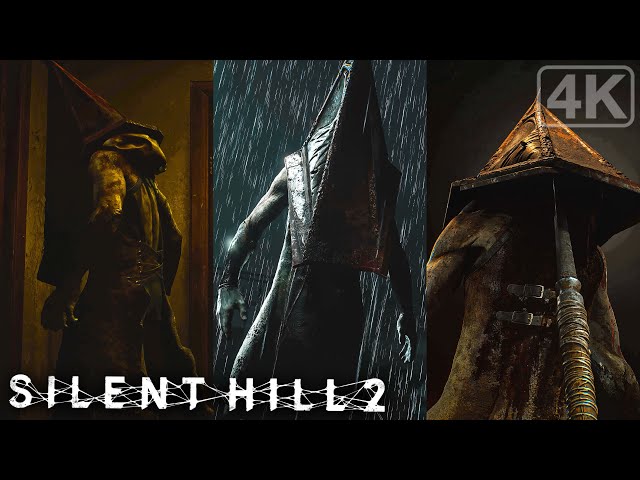 All Pyramid Head Scenes｜Silent Hill 2 Remake｜4K RTX - YouTube