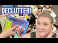 This Stuff HAS to Go... Decluttering my Beauty Stash for Moving! // Declutter  VLOG