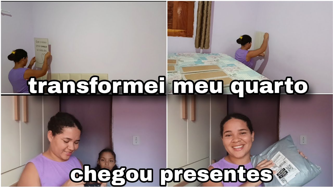 Transformei meu quarto com ítens da shopee/ as gêmeas ganharam presentes 😍