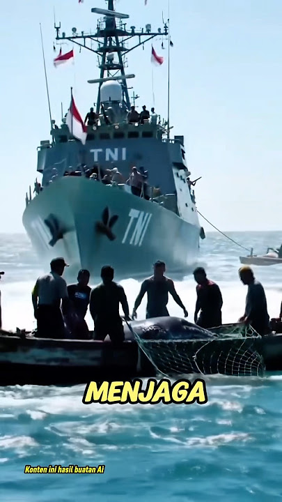 Untung saja ada TNi kalo tidak ikan terl4r4ng itu pasti ikut pvn4h🥹😭#shorts