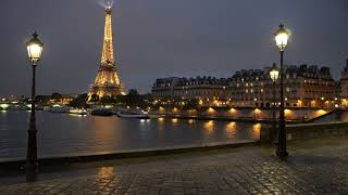 Rainy Paris Night 🌧️ Eiffel Tower in the Rain | 3 Hours Sleep & Relaxation screenshot 1