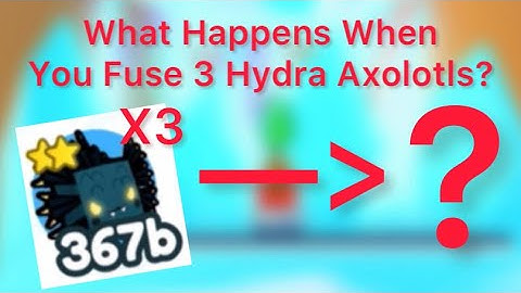 What Happens When You Fuse 3 Hydra Axolotls In Pet Simulator X? | PET SIMULATOR X | MiniCraft