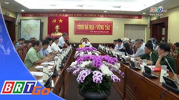 Lãnh đạo UBND tỉnh làm việc với UBND thành phố Vũng Tàu | BRTgo