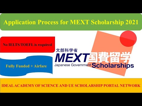 Complete Application Process for MEXT Undergraduate Scholarship 2021|Fully Funded| Japan