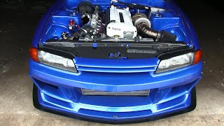 Bayside Blue Nissan Skyline R32 GT-R w/ Precision 6262 makes 500+ WHP by Boostaholics 6,044 views 2 years ago 12 minutes, 18 seconds