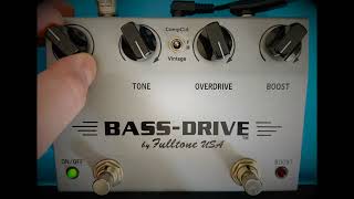 Fulltone Bass Drive Bass Effect Pedal Demo (Overdrive) - YouTube