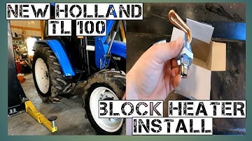Installatie van tractorblokverwarming | Homestead Repair #NewHolland