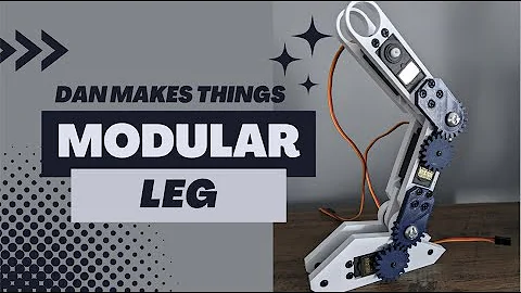 Modular Robotic Bipedal Leg - Dan Makes Things