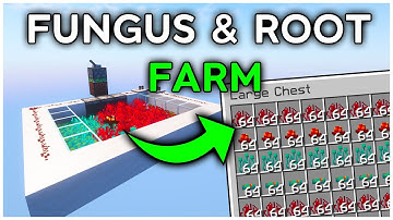 The EASIEST Fungus & Roots Farm in Minecraft Java 1.21 (Tutorial)