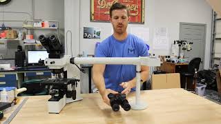 How to Disassemble and Assemble an Olympus Microscope Dualhead Bridge with Munday Microscope Company