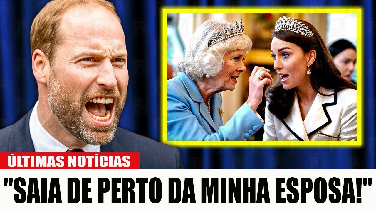 William FURIOSO depois que Camilla FORÇA Kate a emprestar sua tiara real