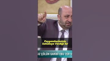 Peygamberimizin Sahabeye Verdiği Sır #ömerdöngeloğlu