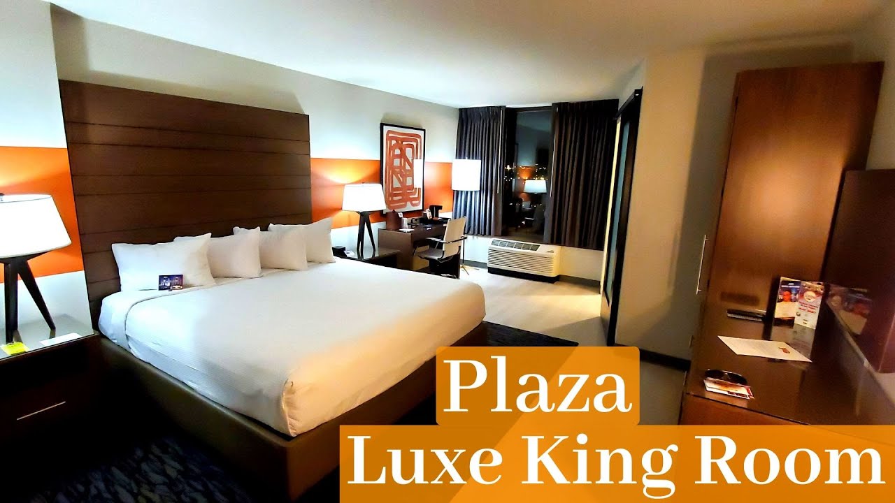 Plaza Las Vegas - Luxe King Room - YouTube