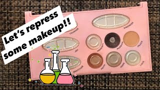 Repressing my makeup! | Pan that palette, highlighter, bronzer & blush