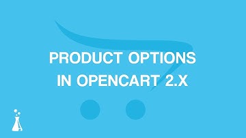 How to Add Options in OpenCart 2.3.x and Assign them to Products