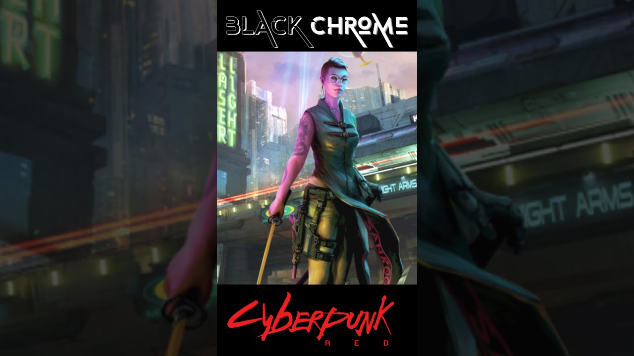 Cyberpunk Red's Black Chrome Preview #11 | Vermilion Linear Frame