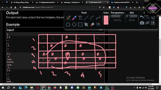D. Manhattan Circle | Codeforces Round 952 (Div. 4) | CP in Bangla | java solution