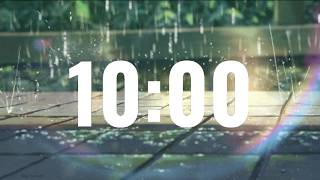10-Minute Focused Work Session | Aesthetic Anime Background