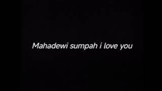 MAHADEWI SUMPAH I LOVE YOU - DRUMLESS