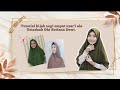 2 tutorial hijab segi empat syar'i ala Ustadzah Oki Setiana Dewi.