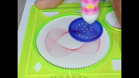 How Many Spirograph Drawn 2024 | Spirograph Rotation Videos #asmr #art #spirograph #diy