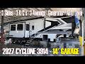 All New 2027 Cyclone 3914 Toy Hauler Fifth Wheel Camper at Couchs RV Nation - Allaboutrvs