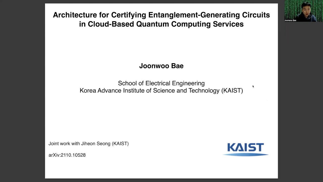 Architecture for Certifying Entanglement-Generating Circuits in Cloud-Based QC Services