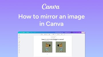 How to mirror an image in Canva