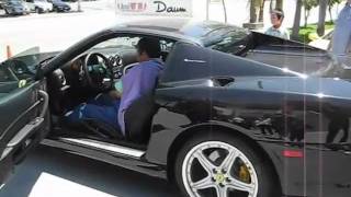 Ferrari 575 superamerica starting up and opening its electrochromic
glass roof. (july 24, 2010 / walnut, ca)