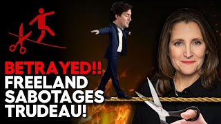 Freeland Sabotages Trudeau With Bombshell Announcement!