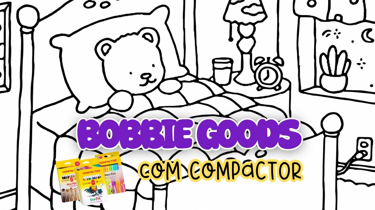 PINTANDO BOBBIE GOODS | SOMENTE COM COMPACTOR | BOBBIE GOODS FAKE | PINTE COMIGO | COLOR WITH ME