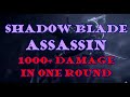 Shadow Blade Assassin: 1000+ damage build.  Adventure League