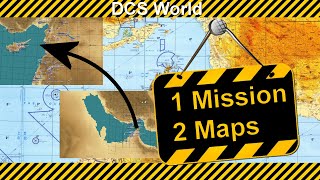DCS World Mission Editor - 1 Mission Across 2 Maps Tutorial