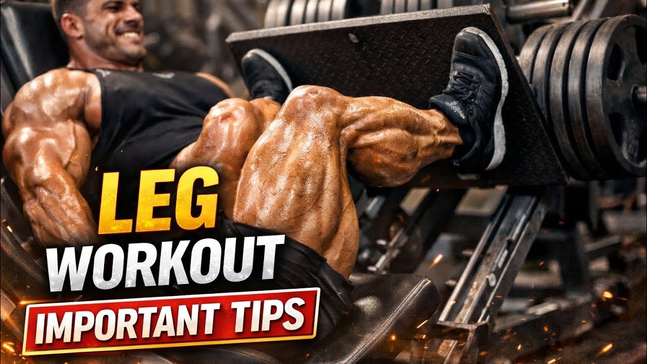 LEG WORKOUT TIPS 🔥 Build Bigger Legs & Calves FAST - YouTube