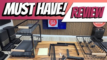 Kitstorack Under Sink Organizer REVIEW & How to ASSEMBLE