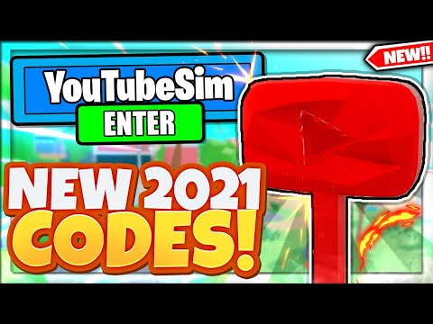 2021 Youtube Simulator Codes Free Boosts All New Op Roblox Youtube Simulator Codes Youtube - youtube roblox simulators