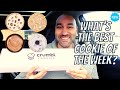 Honeycomb, Coconut White Chip, Peanut Butter Brownie, Cookies & Cream Milkshake - Crumbl Cookies