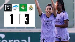 Real Betis Féminas vs Real Madrid CF (1-3) | Resumen y goles | Highlights Liga F