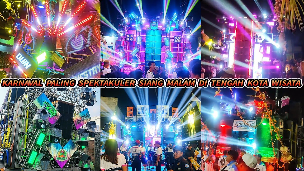 Karnaval oro oro ombo kota batu dengan puluhan sound horreg dan kondang jatim