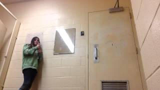 Silly string prank on my freind for her b day
