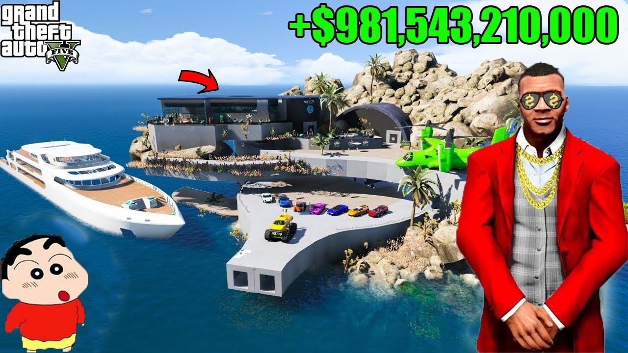 Franklin & Shinchan Open $1,000,000💰billion SuperCar Showroom In GTA 5!