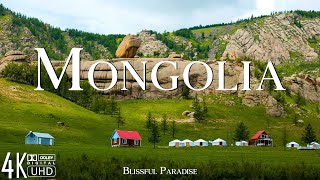 Mongolia 4K - Relaxing Music with Beautiful Natural Landscape - Amazing Nature