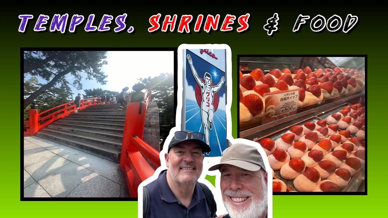 Exploring OSAKA, Japan | SHINTO Shrine, Dontonburi street FOOD Adventure