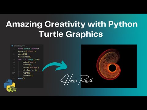 Amazing Creativity with Python Turtle Graphics 😮😮 || Python Programming || Fun with Python 😁😉